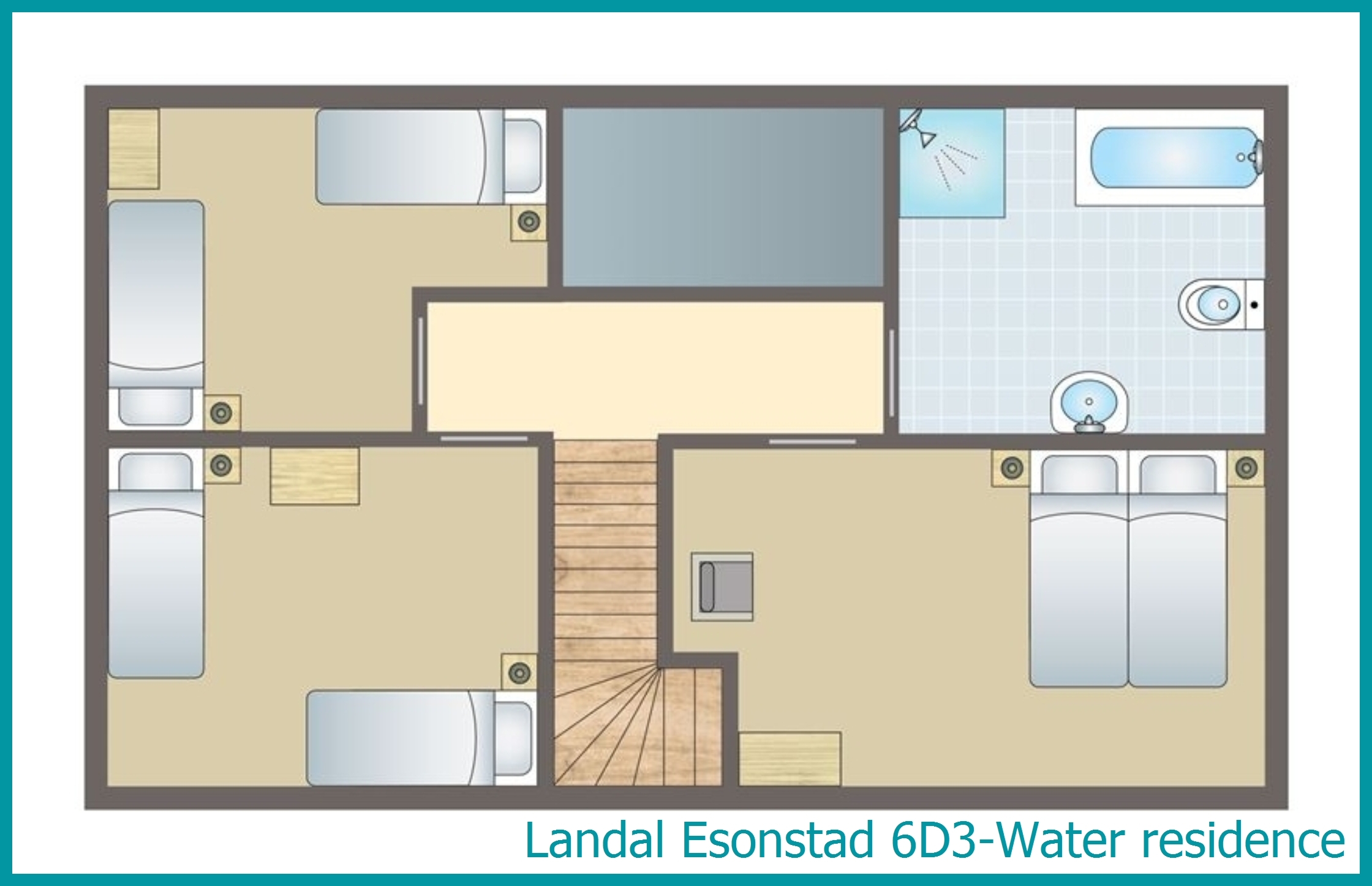 6-person residence 6D3-Water residence at Esonstad